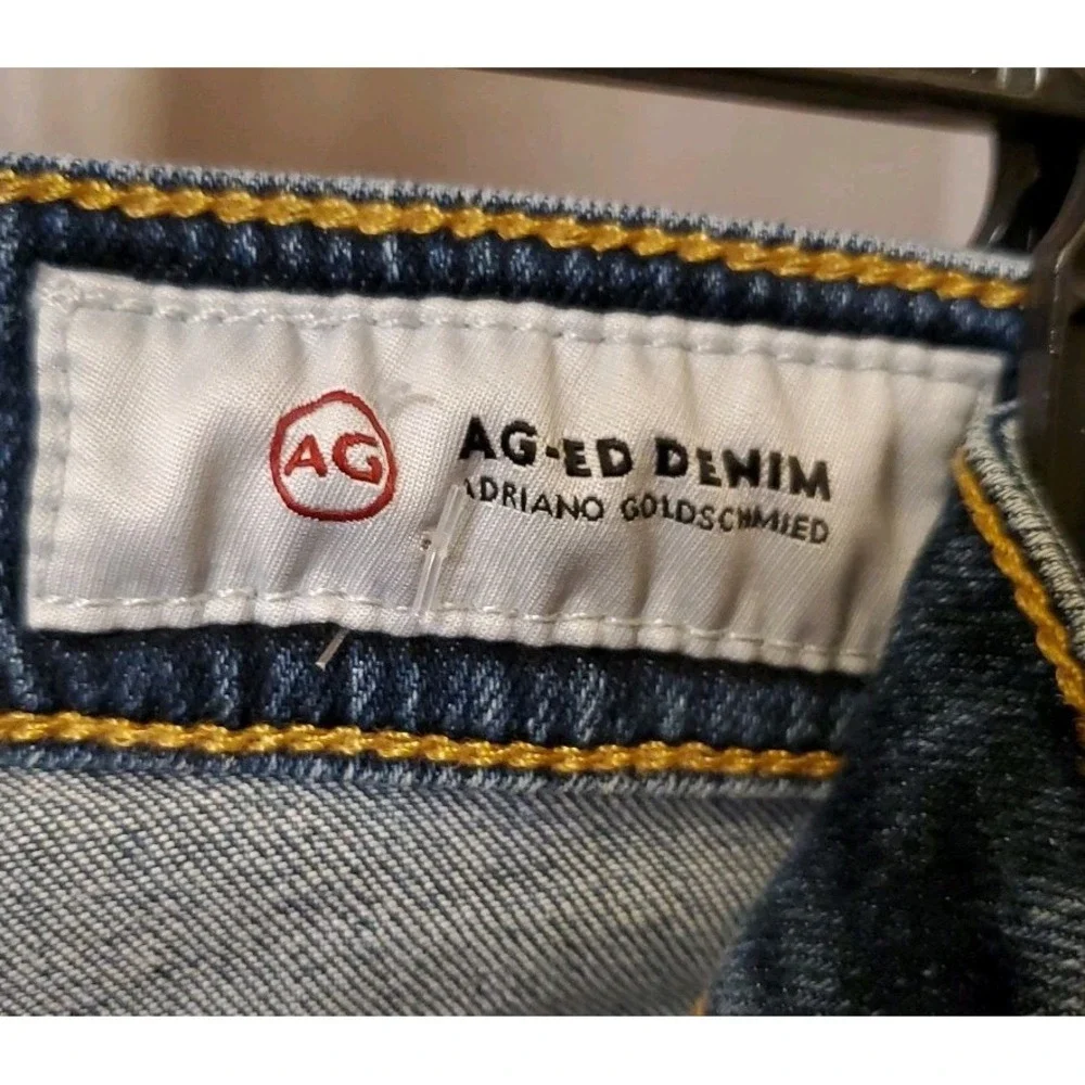 AG Adriano Goldschmied Jeans Womens 29R The‎ Farrah Skinny Ankle Raw Hem Hi-Rise